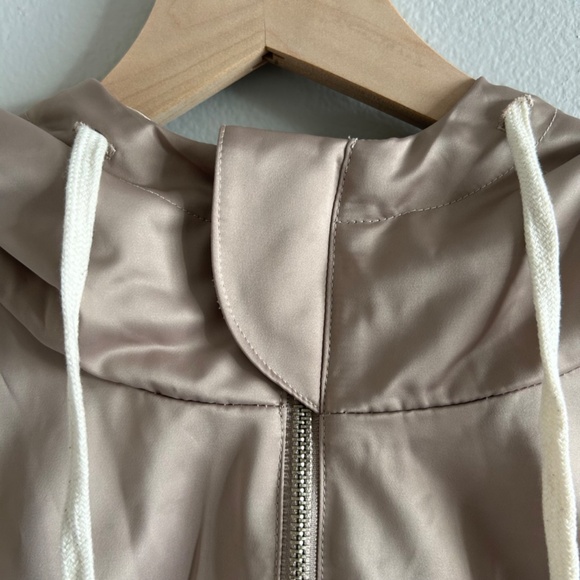 NYLORA Ward Hooded Zip-Up Jacket in beige color Size S - Picture 7 of 16